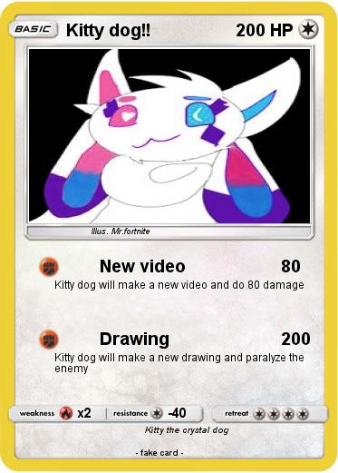 Pokemon Kitty dog!!
