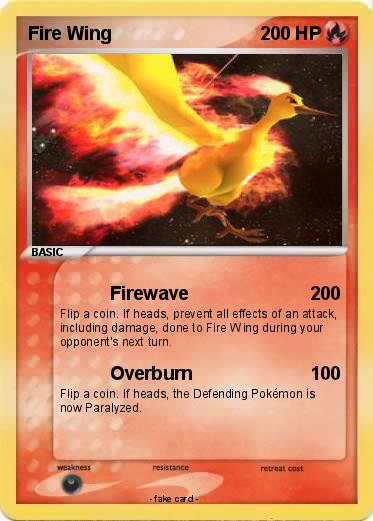 Pokemon Fire Wing