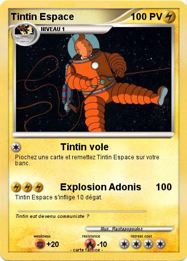 Pokemon Tintin Espace