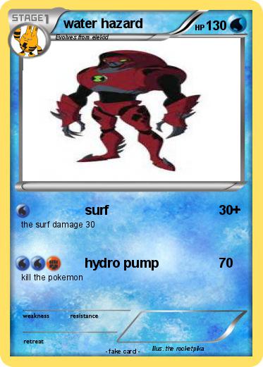 Pokemon water hazard