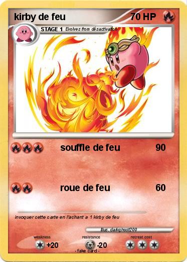 Pokemon kirby de feu