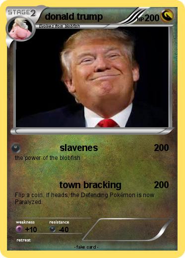 Pokemon donald trump