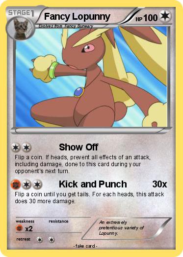 Pokemon Fancy Lopunny