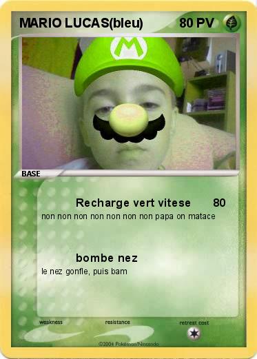 Pokemon MARIO LUCAS(bleu)