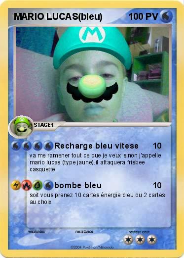 Pokemon MARIO LUCAS(bleu)
