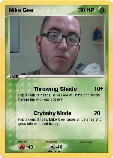 Pokemon Mike Gee
