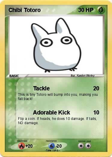 Pokemon Chibi Totoro