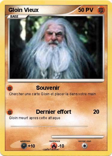Pokemon Gloin Vieux