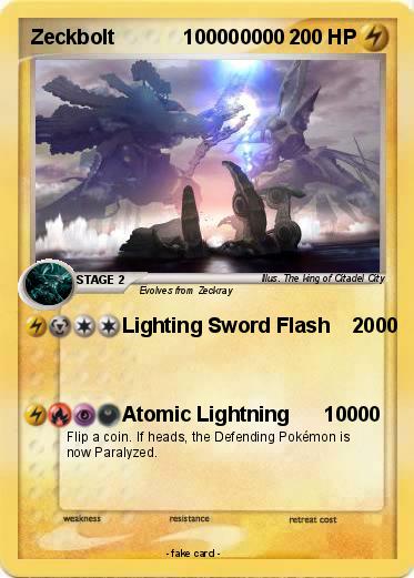 Pokemon Zeckbolt            100000000