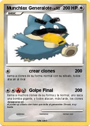 Pokemon Munchlax Generalote