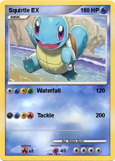 Pokemon Squirtle EX