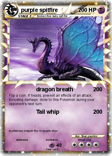 Pokemon purple spitfire