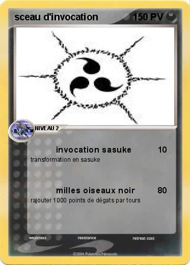 Pokemon sceau d'invocation