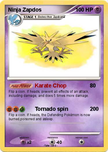 Pokemon Ninja Zapdos
