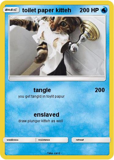 Pokemon toilet paper kitteh