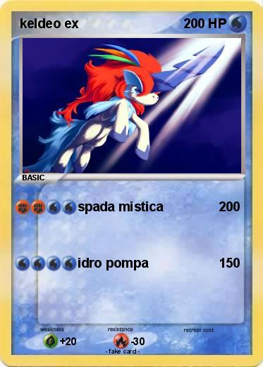 Pokemon keldeo ex