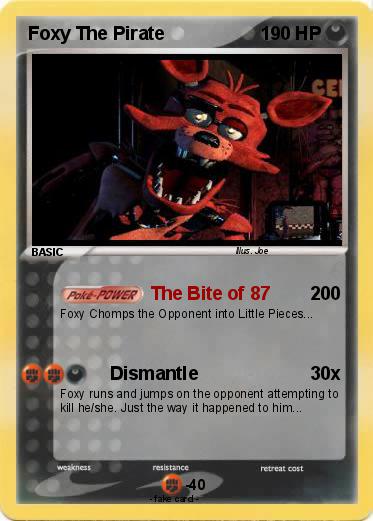 Pokemon Foxy The Pirate