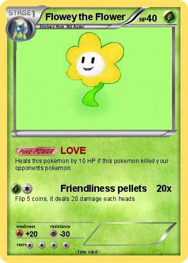 Pokemon Flowey the Flower