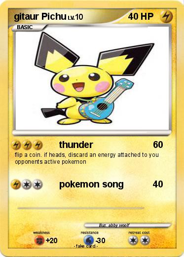 Pokemon gitaur Pichu