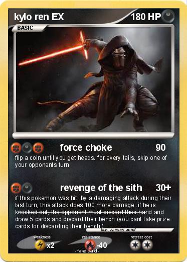 Pokemon kylo ren EX