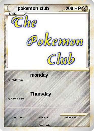 Pokemon pokemon club