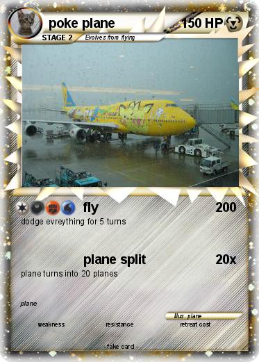 Pokemon poke plane