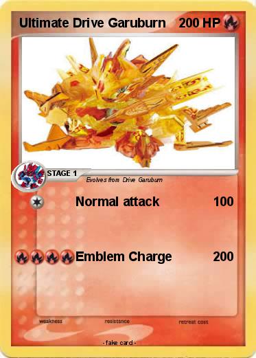 Pokemon Ultimate Drive Garuburn