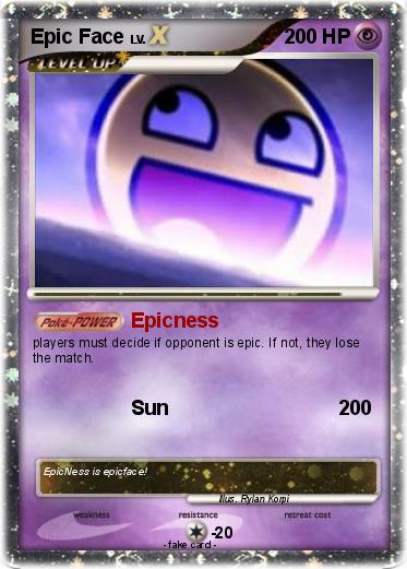 Pokemon Epic Face