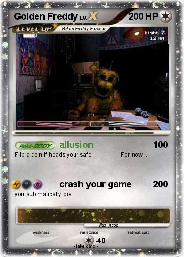 Pokemon Golden Freddy