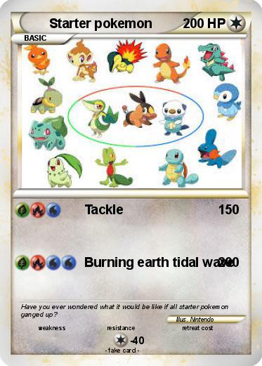 Pokemon Starter pokemon