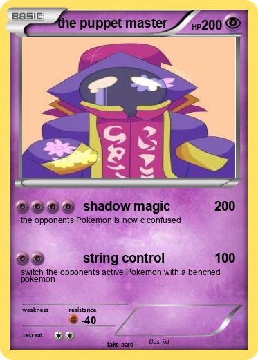 Pokemon the puppet master