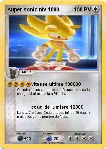 Pokemon super sonic niv 1000