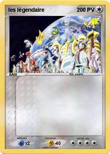 Pokemon les légendaire