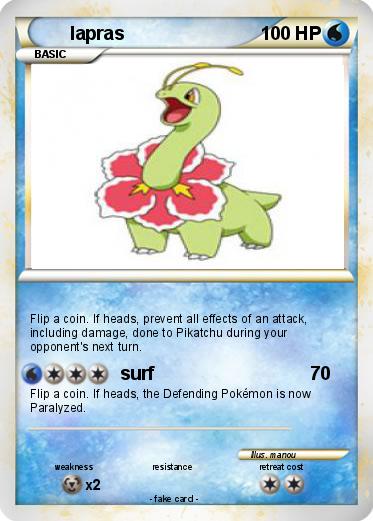 Pokemon lapras