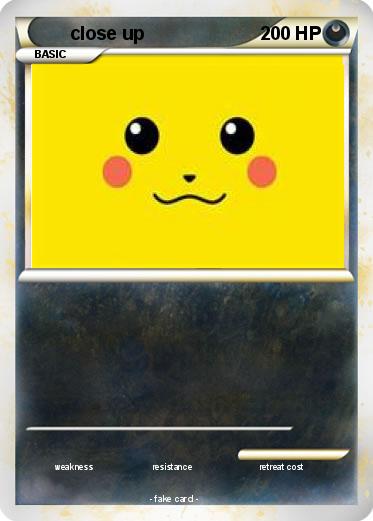 Pokemon close up