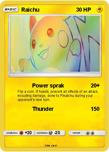 Pokemon Raichu
