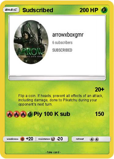 Pokemon Sudscribed
