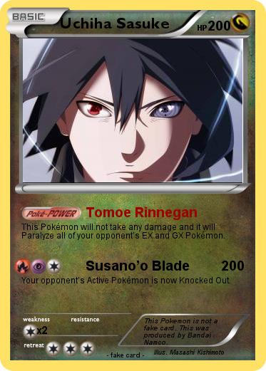 Pokemon Uchiha Sasuke