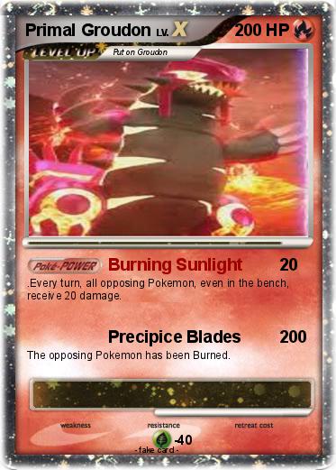 Pokemon Primal Groudon