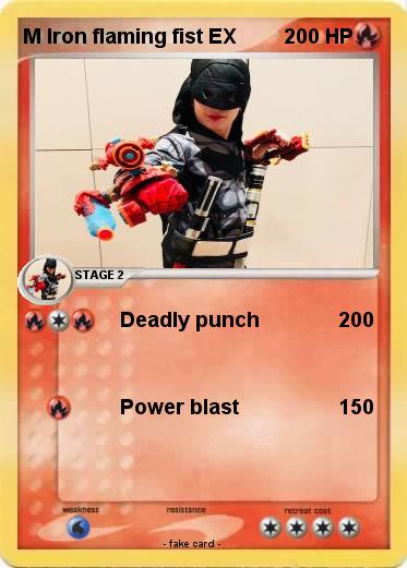 Pokemon M Iron flaming fist EX
