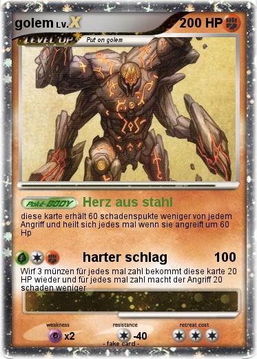 Pokemon golem