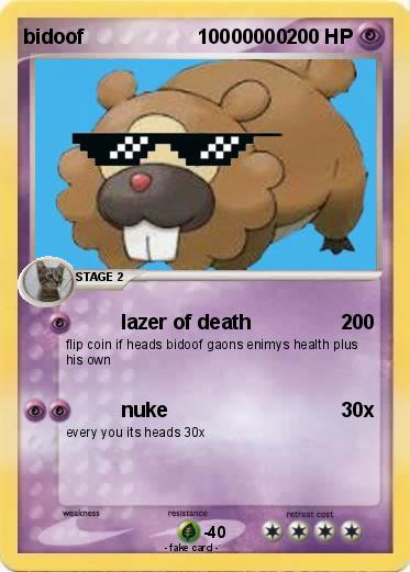 Pokemon bidoof                    10000000