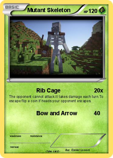 Pokemon Mutant Skeleton
