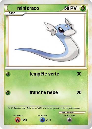 Pokemon minidraco