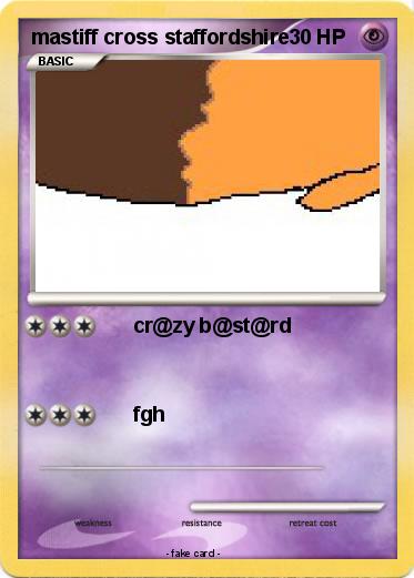 Pokemon mastiff cross staffordshire