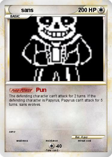 Pokemon sans