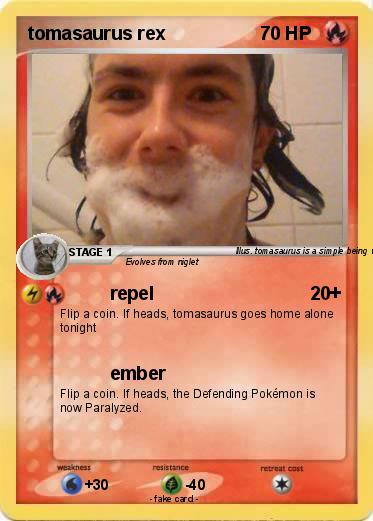 Pokemon tomasaurus rex