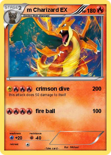 Pokemon m Charizard EX