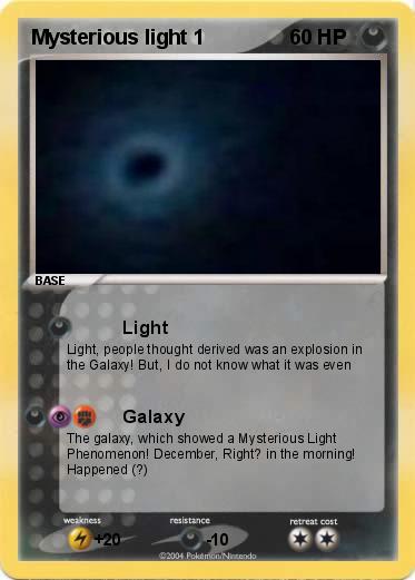 Pokemon Mysterious light 1