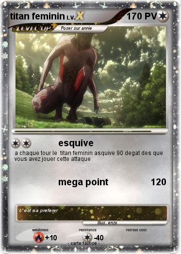 Pokemon titan feminin